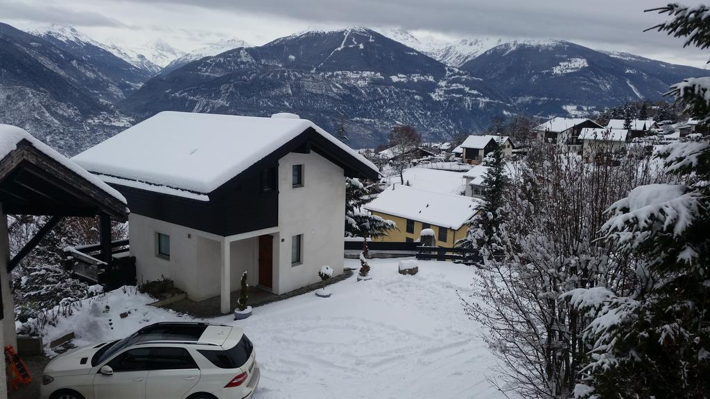 Mollens Chalet Apartment Crans-Montana Exterior photo