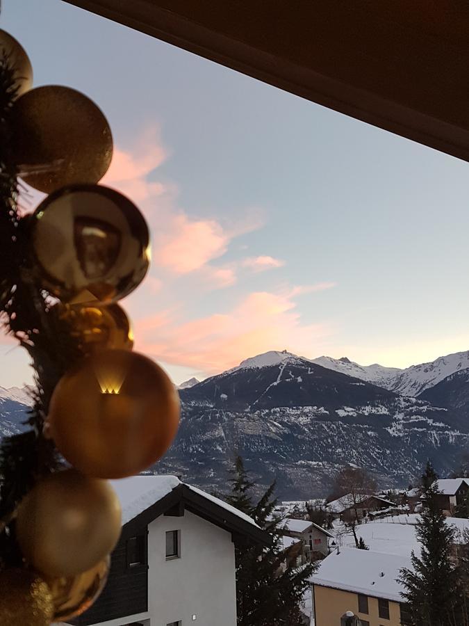 Mollens Chalet Apartment Crans-Montana Exterior photo